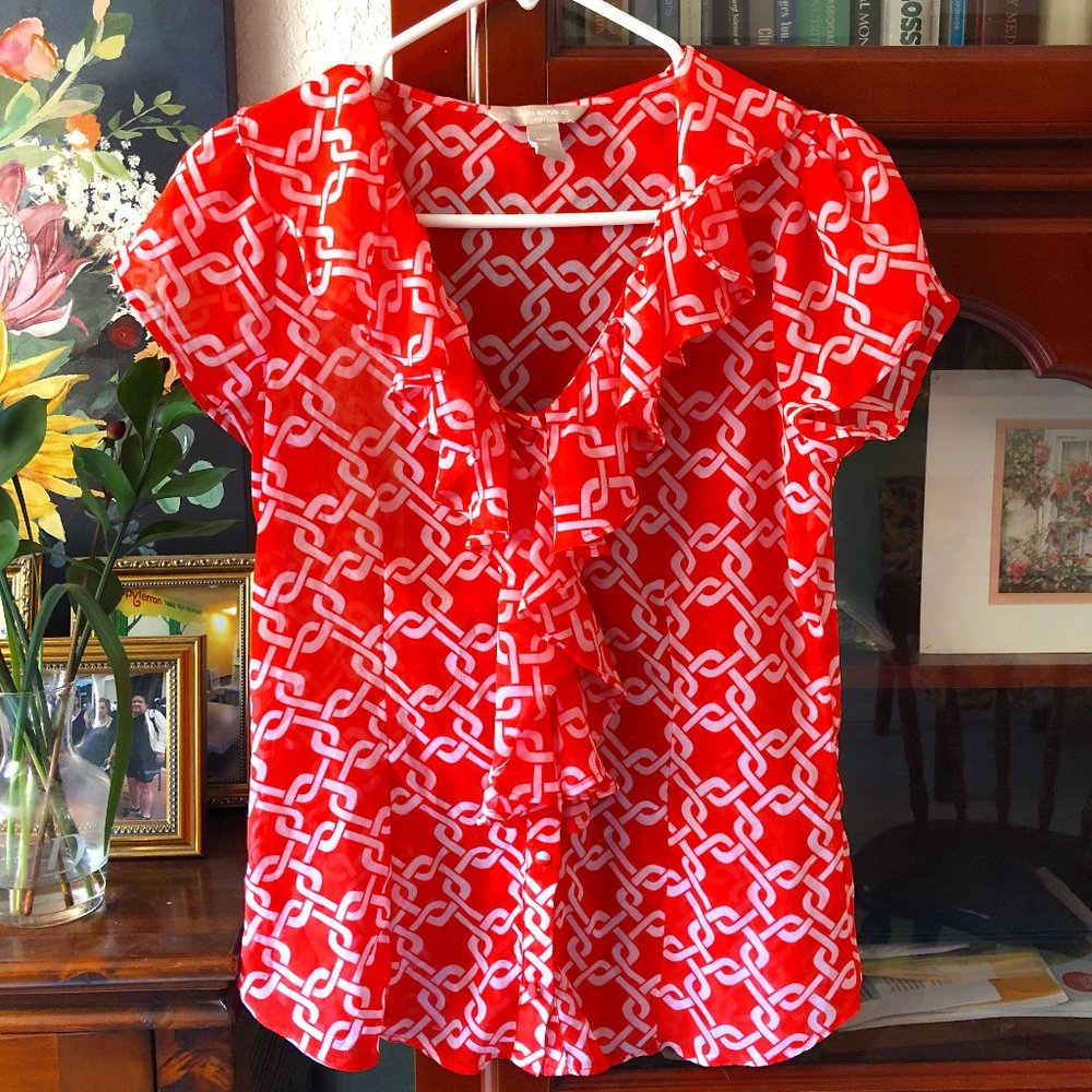 Banana Republic Sheer Blouse